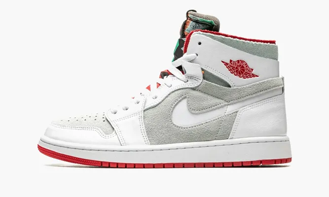 Кроссовки Air Jordan 1 High Zoom Air CMFT «Hare» серый