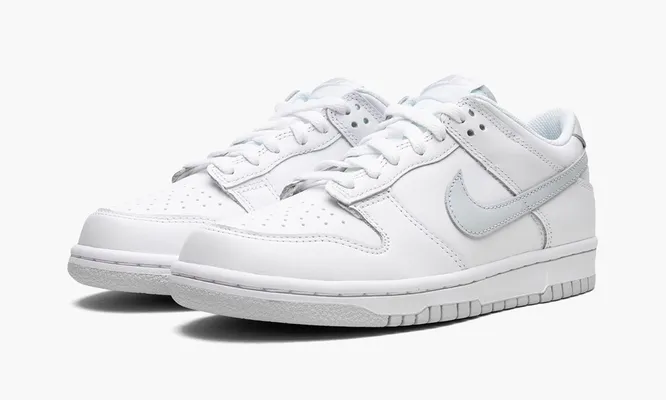 Кроссовки Nike Dunk Low GS «White Pure Platinum» белый
