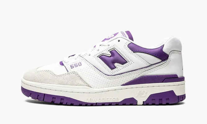 Кроссовки New Balance 550 «White Purple» белый