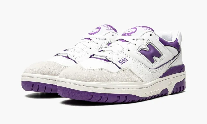 Кроссовки New Balance 550 «White Purple» белый