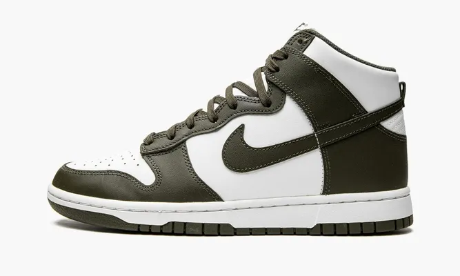 Кроссовки Nike Dunk High Retro «Cargo Khaki» зеленый