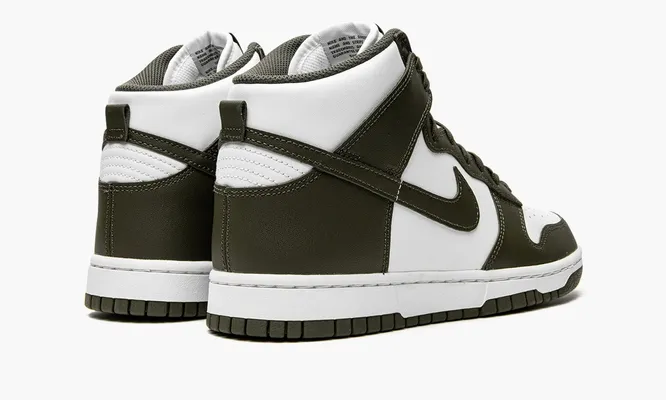 Кроссовки Nike Dunk High Retro «Cargo Khaki» зеленый