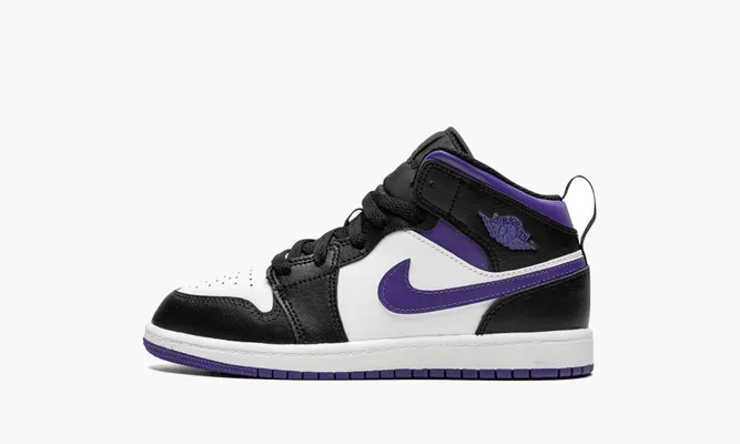 Кроссовки Air Jordan 1 Mid PS «Dark Iris» черный