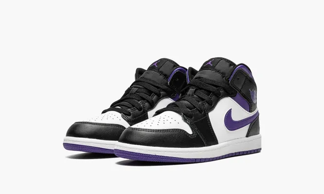 Кроссовки Air Jordan 1 Mid PS «Dark Iris» черный