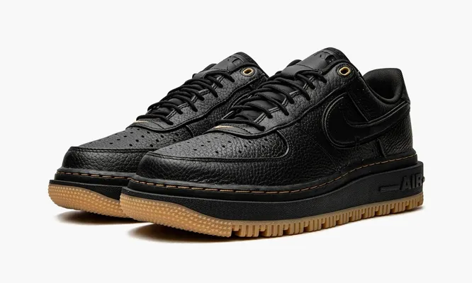 Кроссовки Nike Air Force 1 Low Luxe «Black Gum» черный