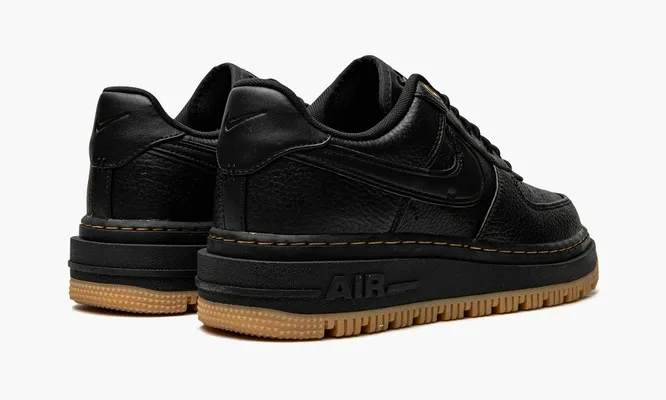 Кроссовки Nike Air Force 1 Low Luxe «Black Gum» черный