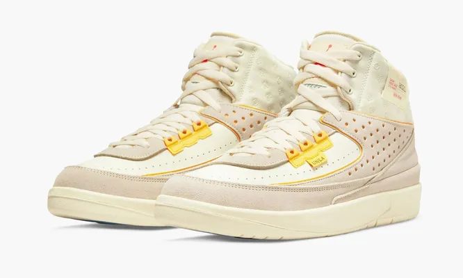 Кроссовки Air Jordan 2 Retro SP «Union - Rattan» кремовый