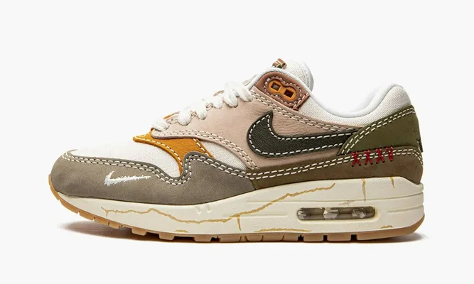 Кроссовки Nike Air Max 1 Premium WMNS «Wabi-sabi» кремовый