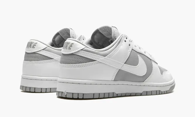 Кроссовки Nike Dunk Low Retro «White Grey» серый