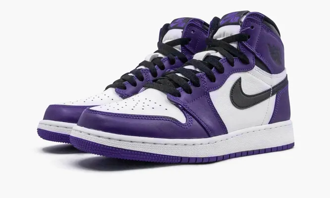 Кроссовки Air Jordan 1 Retro High GS «Court Purple 2.0» фиолетовый