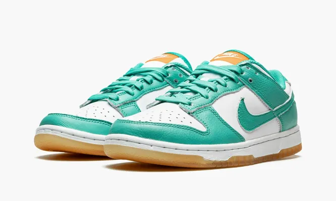Кроссовки Nike Dunk Low WMNS «Teal Zeal / Turquoise» зеленый