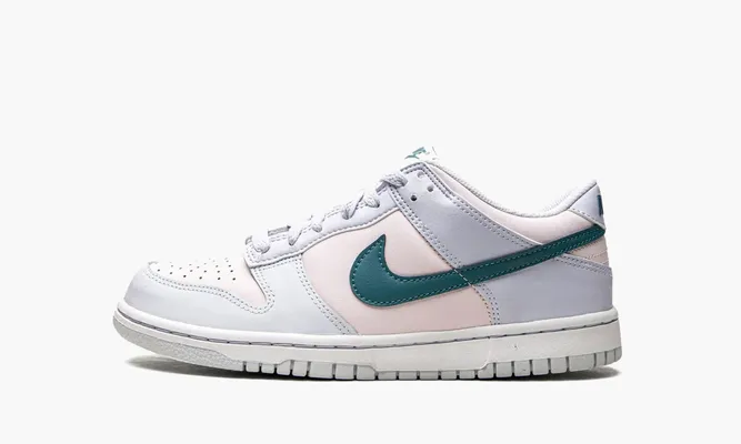 Кроссовки Nike Dunk Low GS «Mineral Teal» серый,розовый