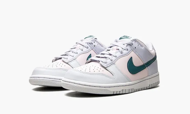 Кроссовки Nike Dunk Low GS «Mineral Teal» серый,розовый