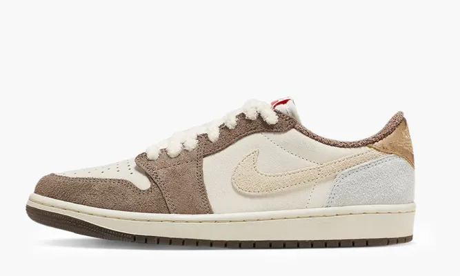 Кроссовки Air Jordan 1 Retro Low OG «Year Of The Rabbit» кремовый