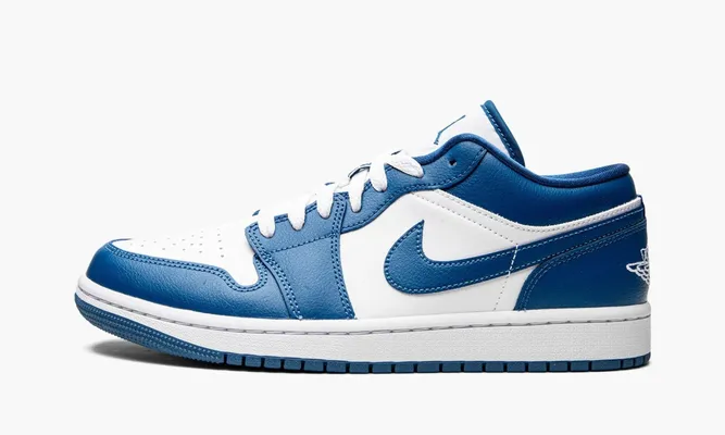 Кроссовки Air Jordan 1 Low WMNS «Marina Blue» синий