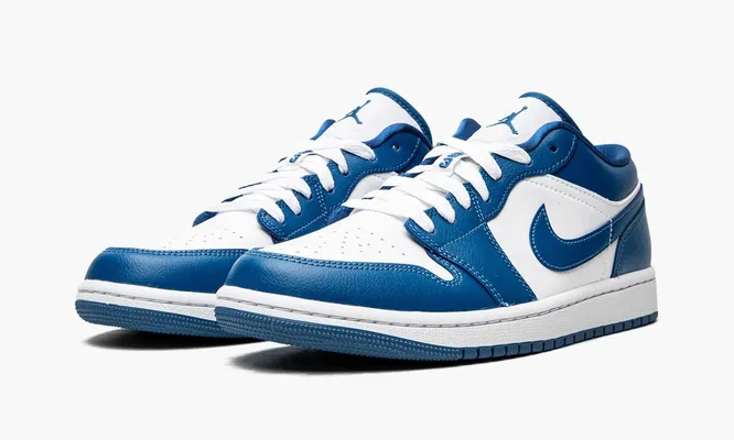 Кроссовки Air Jordan 1 Low WMNS «Marina Blue» синий