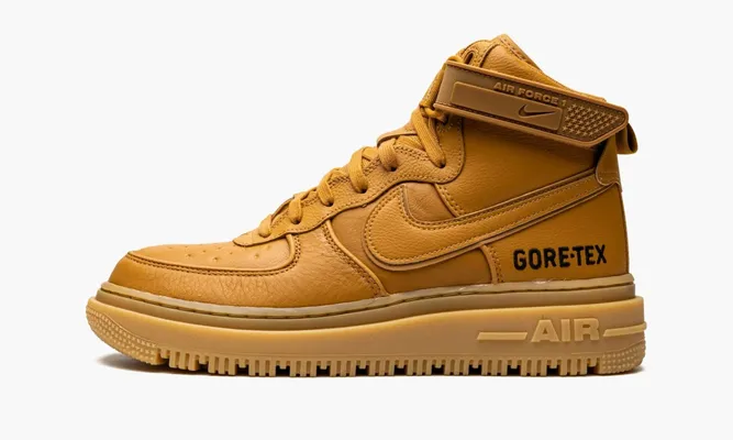 Кроссовки Nike Air Force 1 High Gore-tex Boot «Flax» коричневый