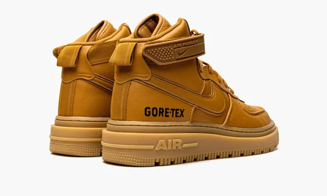 Кроссовки Nike Air Force 1 High Gore-tex Boot «Flax» коричневый