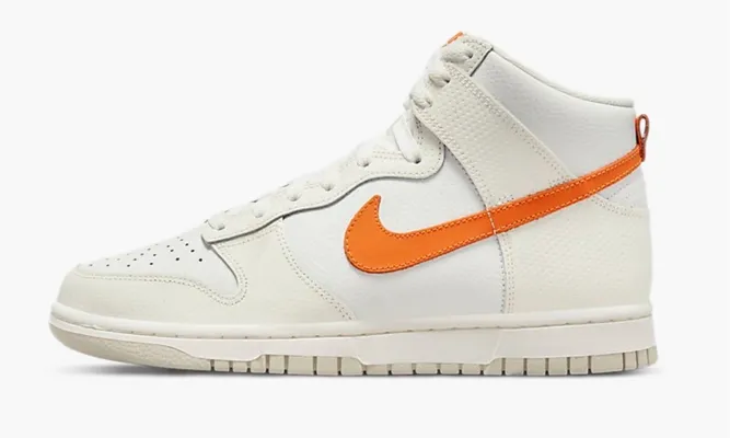 Кроссовки Nike Dunk High WMNS «White Magma Orange» кремовый