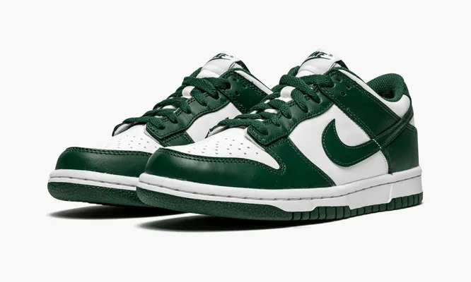 Кроссовки Nike Dunk Low GS «Michigan State» зеленый