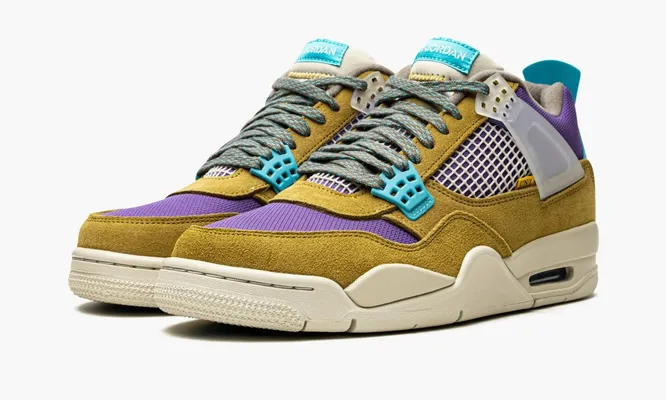Кроссовки Air Jordan 4 Retro SP «30th Anniversary Union Desert Moss» коричневый