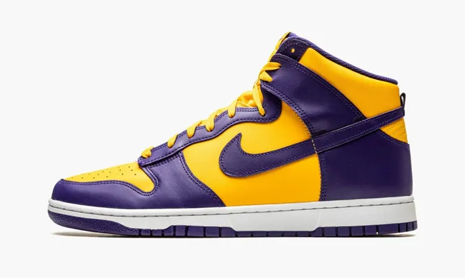 Кроссовки Nike Dunk High «Lakers» фиолетовый