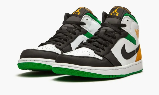 Кроссовки Air Jordan 1 Mid «Oakland» черный
