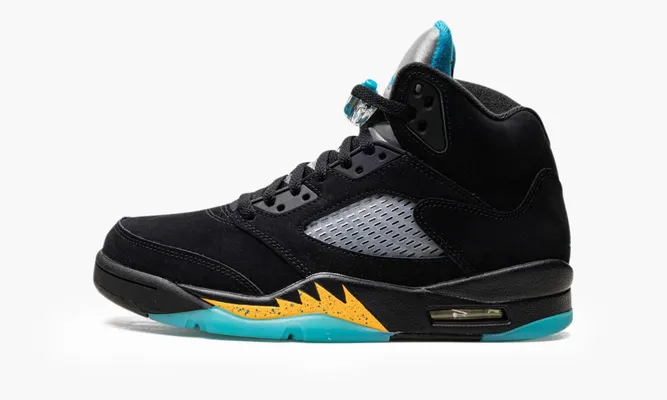 Кроссовки Air Jordan 5 Retro «Aqua» черный