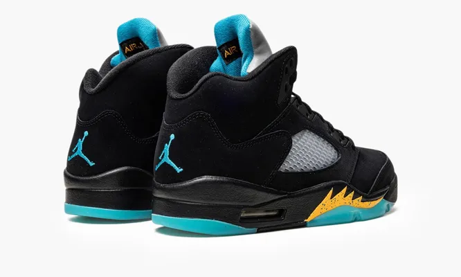 Кроссовки Air Jordan 5 Retro «Aqua» черный