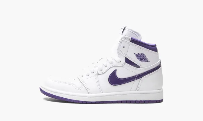 Кроссовки Air Jordan 1 Retro High PS «Court Purple 2021» белый