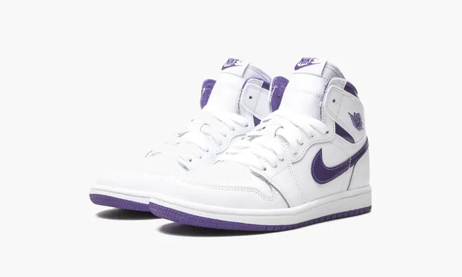 Кроссовки Air Jordan 1 Retro High PS «Court Purple 2021» белый