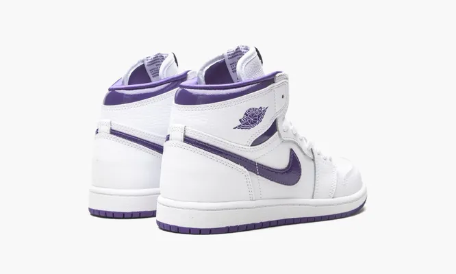 Кроссовки Air Jordan 1 Retro High PS «Court Purple 2021» белый