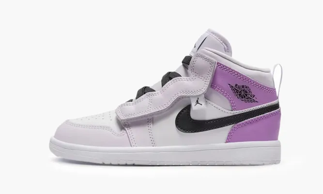 Кроссовки Air Jordan 1 Mid Alt PS «Barely Grape» розовый