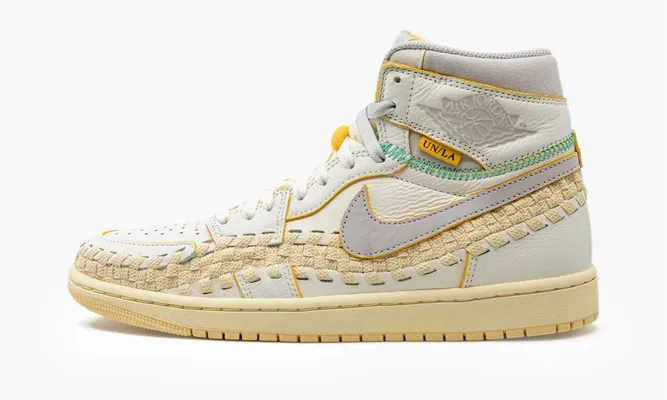 Кроссовки Air Jordan 1 Retro High OG SP «Union La Bephies Beauty Supply Summer Of ‘96» кремовый