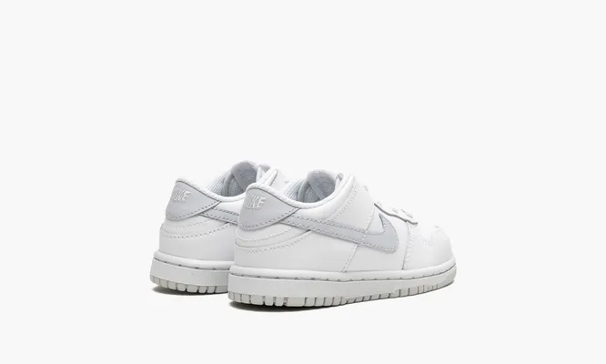 Для самых маленьких Nike Dunk Low TD «White Pure Platinum» белый