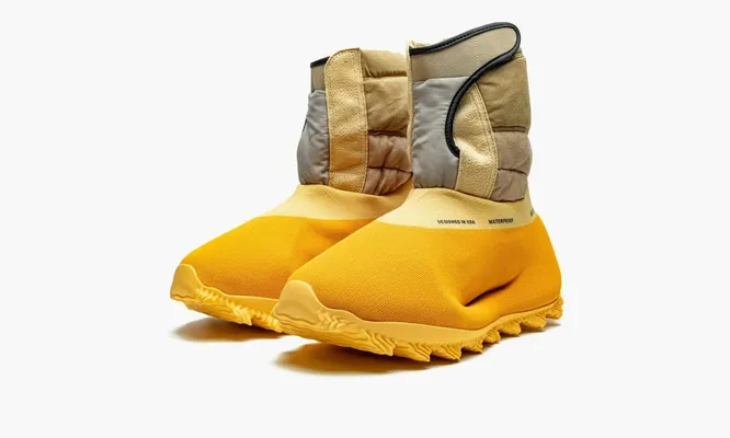 Кроссовки Yeezy Knit Rnr Boot «Sulfur» желтый