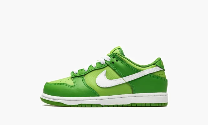 Для самых маленьких Nike Dunk Low PS «Chlorophyll» зеленый