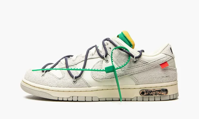 Кроссовки Nike Dunk Low «Off-white - Lot 20» кремовый