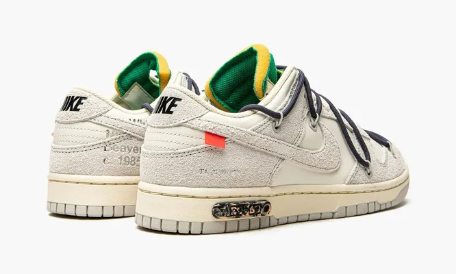 Кроссовки Nike Dunk Low «Off-white - Lot 20» кремовый