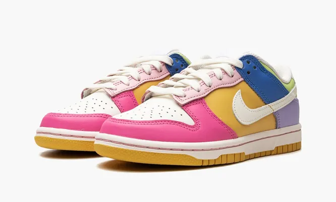 Кроссовки Nike Dunk Low WMNS «Solar Flare Multi-color» разноцветный