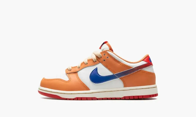 Для самых маленьких Nike Dunk Low PS «Hot Curry Game Royal» оранжевый