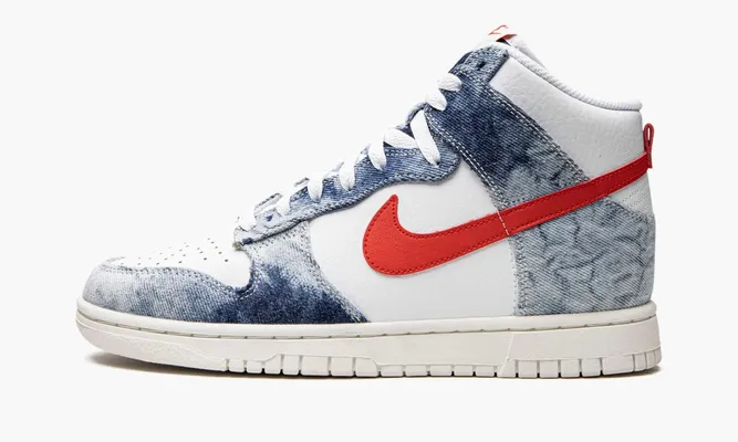 Кроссовки Nike Dunk High WMNS «Washed Denim Pack» lightBlue