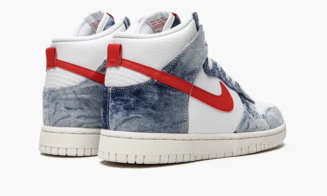 Кроссовки Nike Dunk High WMNS «Washed Denim Pack» lightBlue