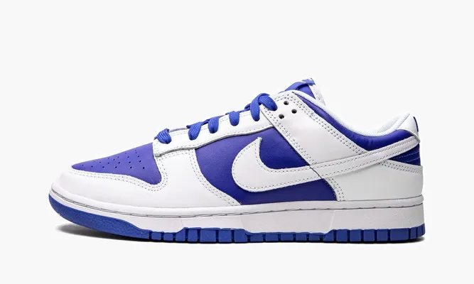 Кроссовки Nike Dunk Low «Racer Blue White» фиолетовый