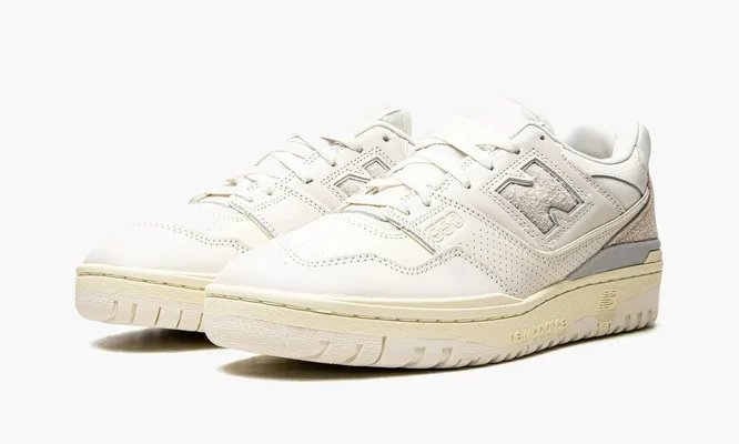 Кроссовки New Balance 550 «Aime Leon Dore - White Leather» кремовый