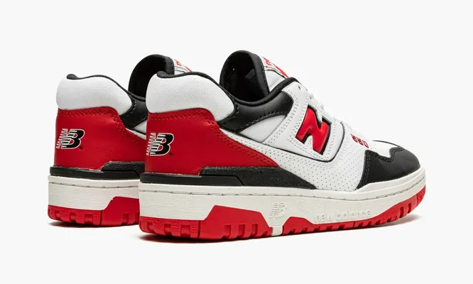 Кроссовки New Balance 550 «White Red Black» белый