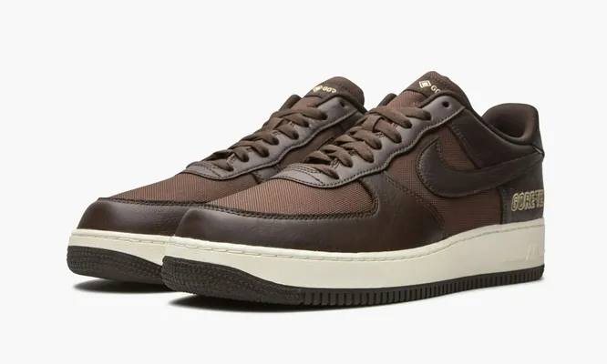 Кроссовки Nike Air Force 1 Low Gore-tex «Baroque Brown» коричневый