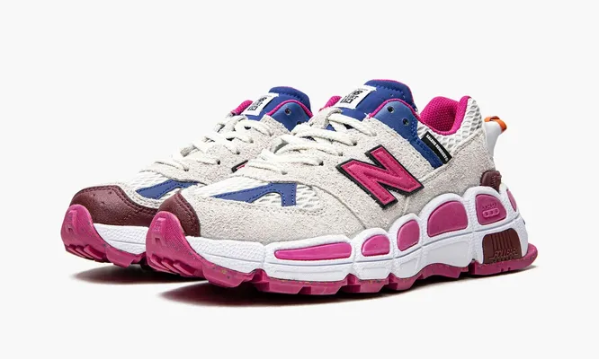 Кроссовки New Balance 574 Yurt «Salehe Bembury - Universal Communication Workwear White» кремовый