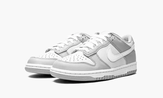 Кроссовки Nike Dunk Low GS «Two-toned Grey» серый,белый