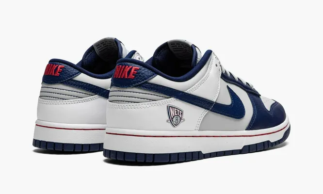 Кроссовки Nike Dunk Low Emb «Nba 75th Anniversary - Brooklyn Nets» синий